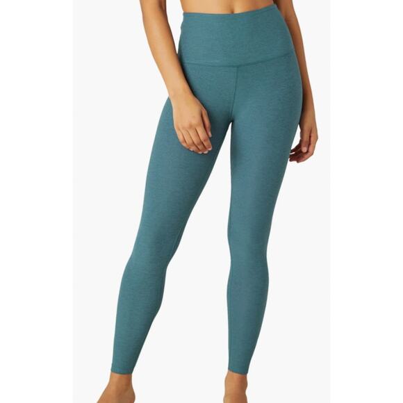 Beyond Yoga Spacedye High Rise Midi Leggings XS Stellar Blue Athleisure Lounge - Picture 1 of 5
